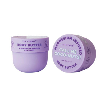 Yes Studio telové maslo s magnéziom a vôňou kokosu, Call Me Coco-Nuts, 250 g