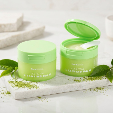 Face Facts čistiaci odličovací pleťový balzam, Matcha Glow Ceramide Cleansing Balm, 80 ml