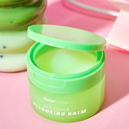 Face Facts čistiaci odličovací pleťový balzam, Matcha Glow Ceramide Cleansing Balm, 80 ml