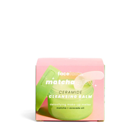 Face Facts čistiaci odličovací pleťový balzam, Matcha Glow Ceramide Cleansing Balm, 80 ml