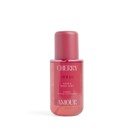 Face Facts voňavá hmla na vlasy a telo, Auura Hair & Body Mist – Cherry Amour, 240 ml