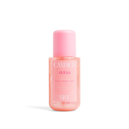 Face Facts voňavá trblietavá hmla na vlasy a telo, Auura Shimmer – Candied Sky, 240 ml