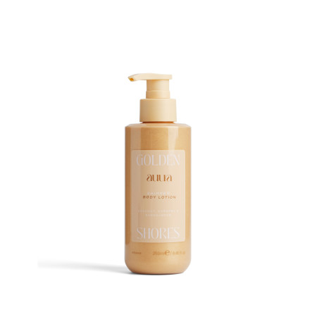 Face Facts trblietavé telové mlieko, Auura Shimmer Body Lotion – Golden Shores, 250 ml