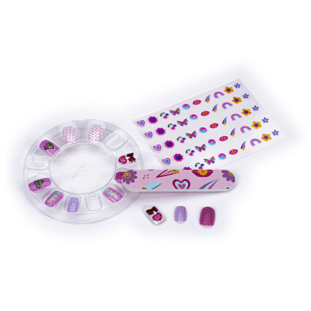 Tri Coastal darčeková sada na nechty vo vianočnom balení, Nails Set – Purple, 1 ks