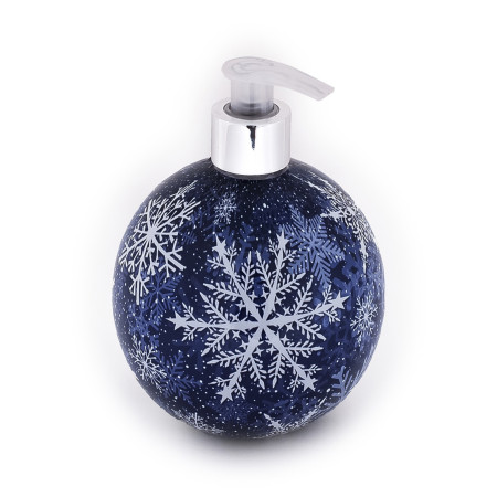 Tri Coastal tekuté mydlo na ruky vo vianočnom dizajne – guľa, Snow Flurries, 500 ml