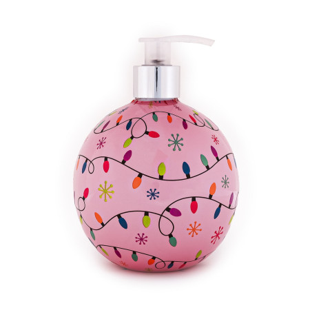 Tri Coastal tekuté mydlo na ruky vo vianočnom dizajne – guľa, Sugared Plum, 500 ml