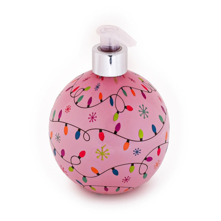Tri Coastal tekuté mydlo na ruky vo vianočnom dizajne – guľa, Sugared Plum, 500 ml