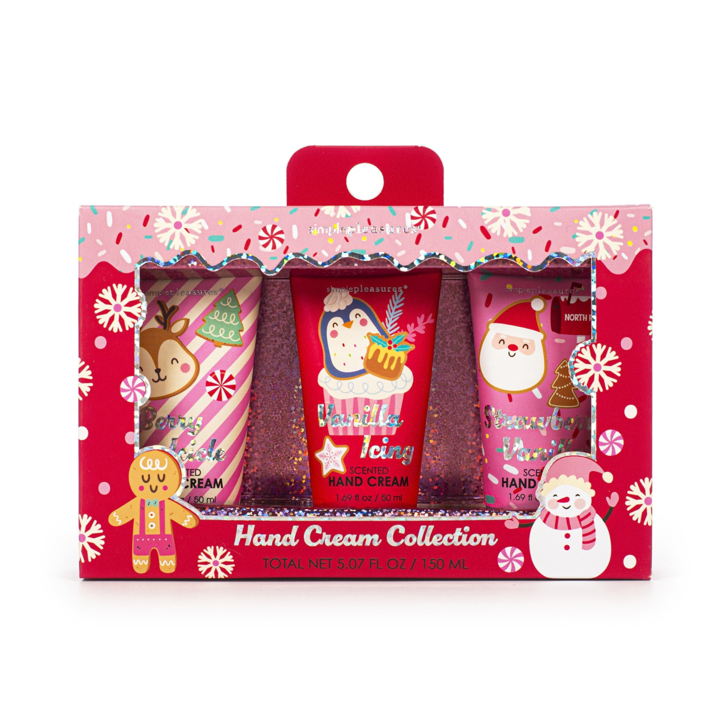 Tri Coastal sada voňavých krémov na ruky vo vianočnom darčekovom balení, Hand Cream Collection