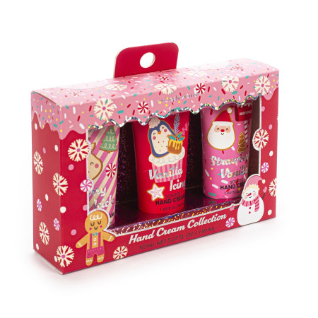 Tri Coastal sada voňavých krémov na ruky vo vianočnom darčekovom balení, Hand Cream Collection