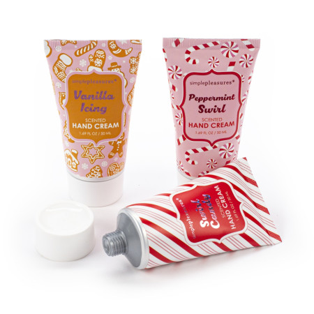 Tri Coastal darčeková sada krémov na ruky vo vianočnom balení Perníček, Hand Cream Collection, 3x50ml