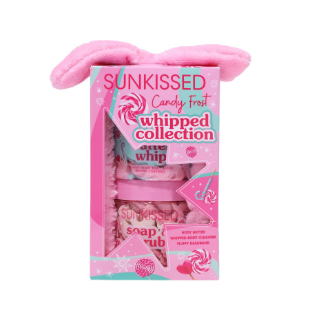 Sunkissed darčeková sada, Candy Frost Whipped Soap and Butter Collection, 3 ks