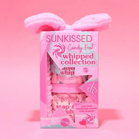 Sunkissed darčeková sada, Candy Frost Whipped Soap and Butter Collection, 3 ks