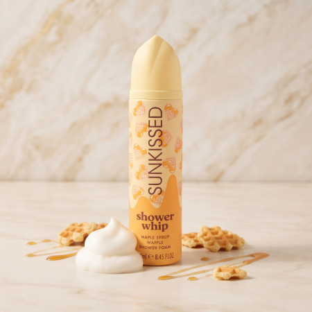 Sunkissed šľahačková sprchová pena Shower Whip Maple Syrup Waffle, 250ml