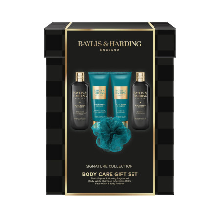 Baylis & Harding darčeková sada pre mužov, Black Pepper & Ginseng Men's Body Care Gift Set, 5ks