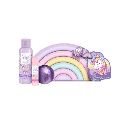 Baylis & Harding darčeková sada Beauticology Rainbow Pencil Case Gift Set, 3ks