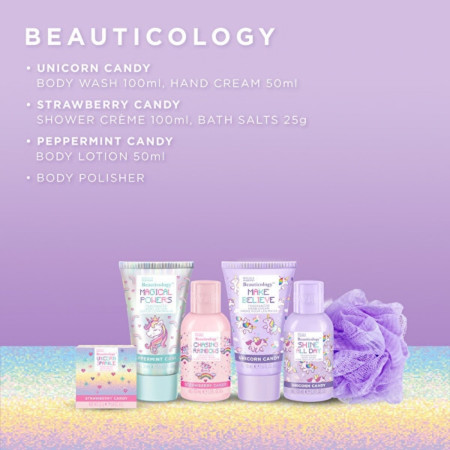 Baylis & Harding darčeková sada starostlivosti o telo Unicorn, 6 ks