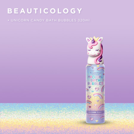 Baylis & Harding pena do kúpeľa Beauticology Unicorn Candy Bath Bubbles Gift, 320 ml