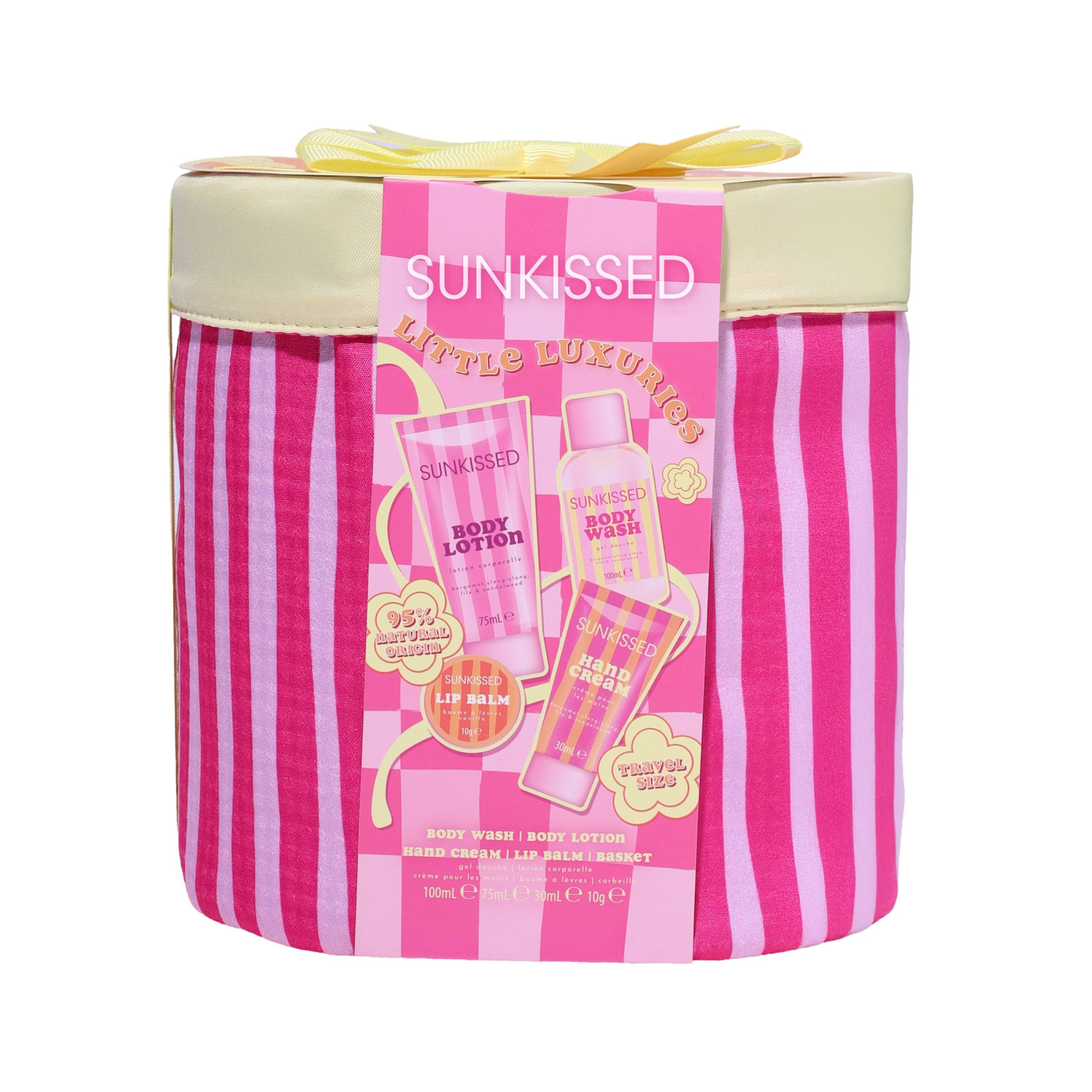 Sunkissed dárková sada pečující kosmetiky v taštičce, Little Luxuries, 4ks