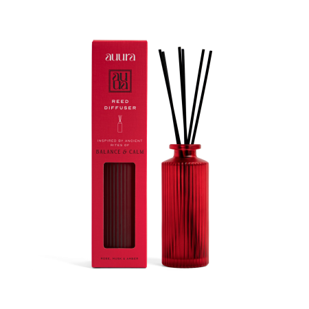Face Facts Auura vonný difuzér s tyčinkami, Balance & Calm, Rose, Musk & Amber, 150 ml