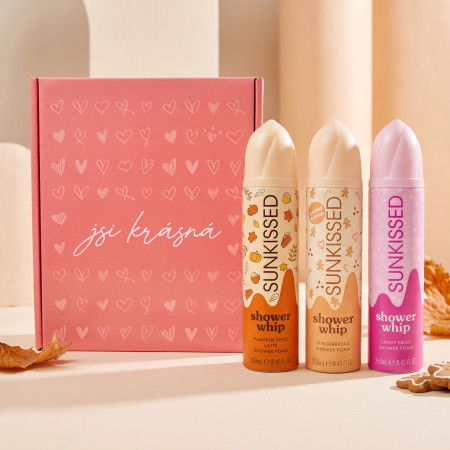 Sunkissed sada šľahačkových pien v strednej krabičke Si krásna V.