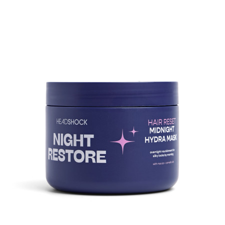 Headshock nočná hydratačná maska na vlasy, Night Restore Hair Reset, 300 ml
