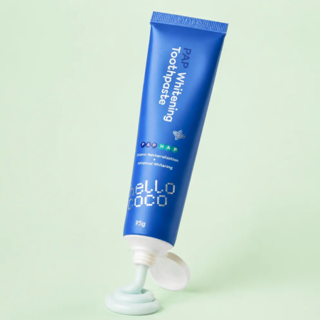 Hello Coco bieliaca zubná pasta bez fluoridu a peroxidu s PAP a hydroxyapatitom, Mäta, 75g