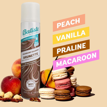Batiste suchý šampón pre stredne hnedé vlasy, 200ml