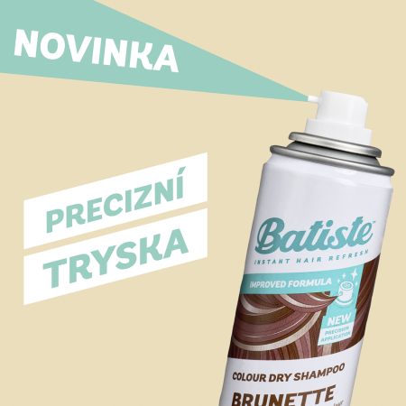 Batiste suchý šampón pre stredne hnedé vlasy, 200ml